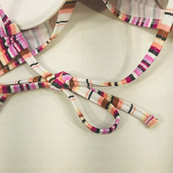 Shade And Shore Women's 36B Lightly Lined Longline Bralette Bikini Swim Top New - Picture 3 of 12